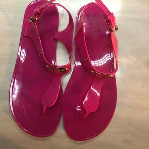 Hot pink Michael Kors sandals